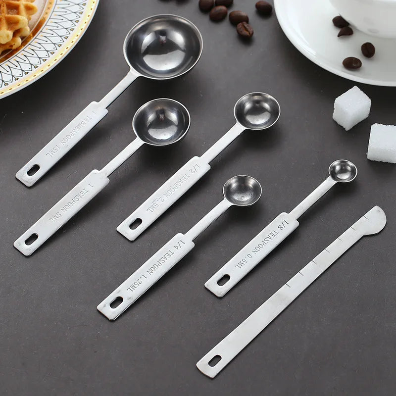 UPORS Measuring Cups Premium Stackable Kitchen Measuring Spoon Set Stainless Steel Measuring Cups and Spoons Set