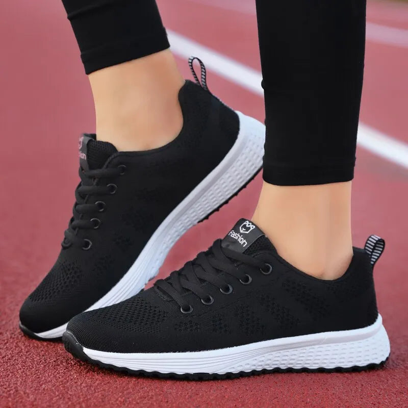 Women's Lightweight Running Shoes - Comfortable Sneakers for Sports, Jogging, and Tennis