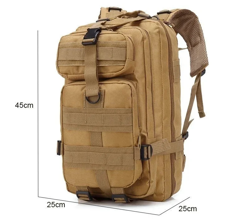 QT&QY 30/45L Man Tactical Backpacks HkingTraveling Bags Survival Outdoor 3P Assault Pack EDC Molle Pack For Trekking Hunting Bag