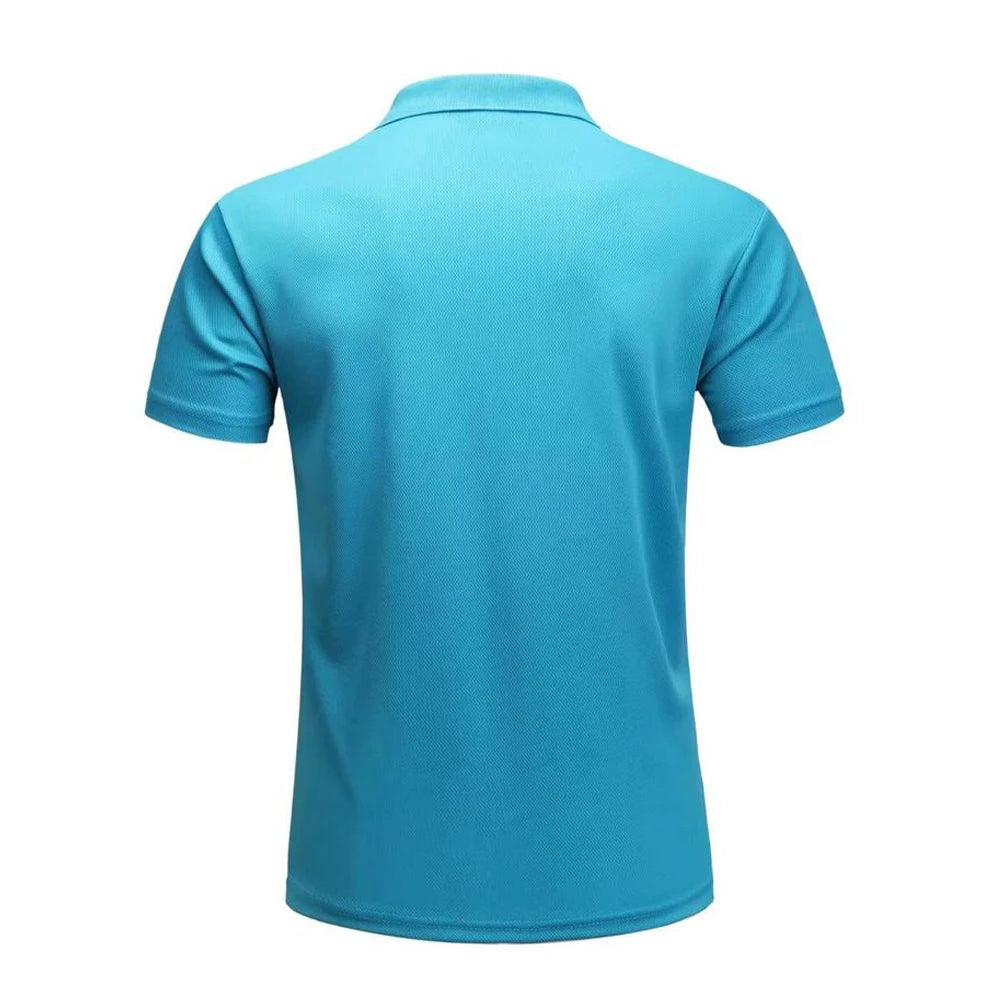 Running Dry Fit Polo Shirts Men Polyester Golf T Shirts Mens Sport T-shirt Quick Dry Tshirts Unisex Camisas Polos Para Hombres