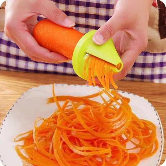 Kitchen Tool Vegetable Fruit Multifunction Spiral Shredder Peeler Manual Potato Carrot Radish Rotating Grater Kitchen Accessory