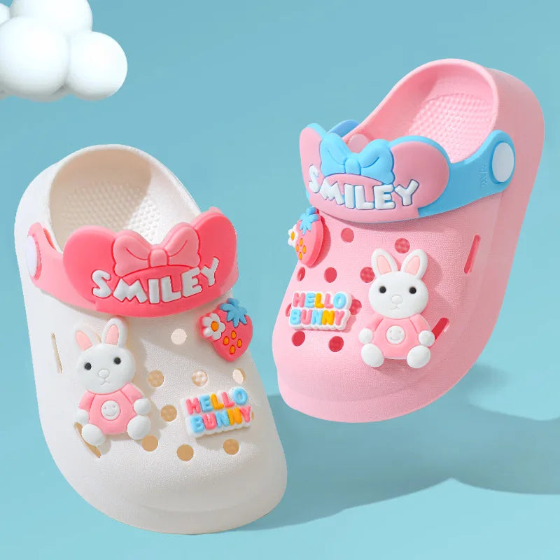 Infant Cartoon Sandals: Unisex Slippers for Baby Boys and Girls, Ideal for Garden Wear