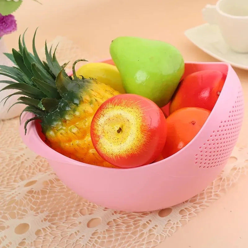 Rice Washing Filter Strainer Basket Colander Sieve Fruit Vegetable Bowl Drainer Cleaning Tools Home Kitchen Kit kitchen tools