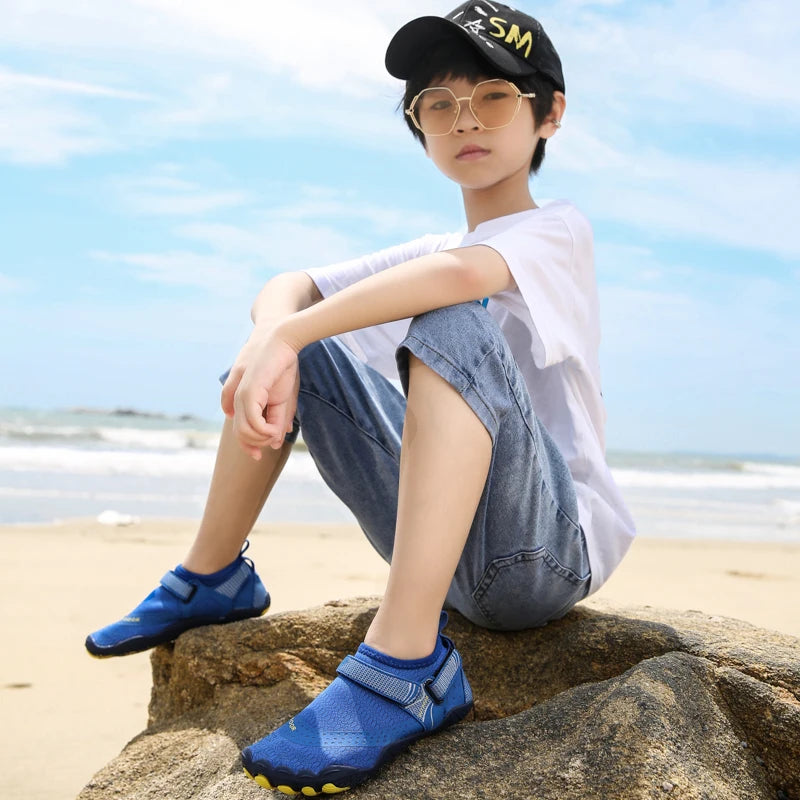 Durable, breathable water shoes for kids, perfect for beach and water sports