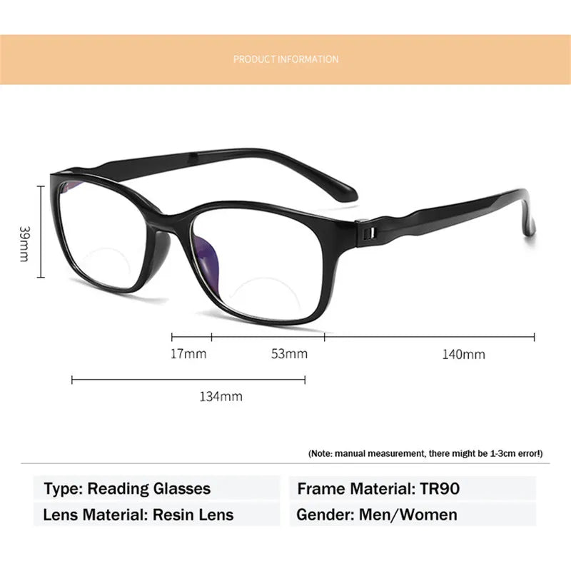 Antifatigue Eyeglasses Glasses with Frame Anti Blue Light Reading Glasses Men Women Presbyopia Glasses 0 To +4.0