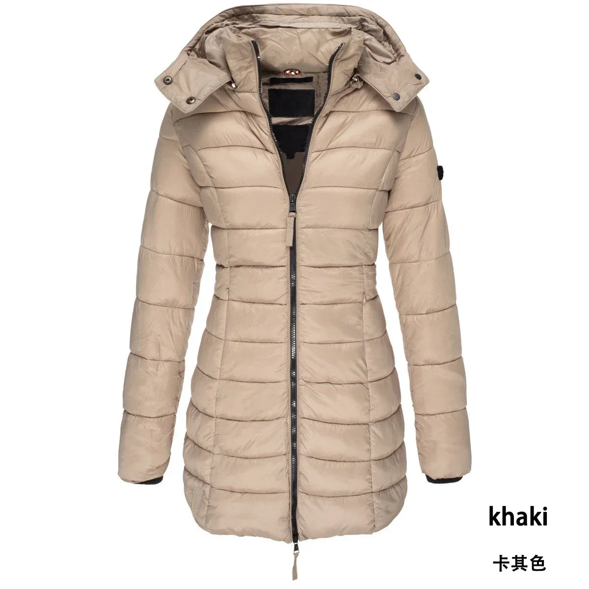 Womens Winter Long Down Coat Thicken Warm Hooded Puffer Jacket Overcoat