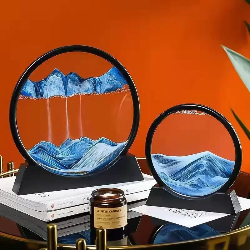 3D Moving Sand Art Hourglass Home Decor Gifts