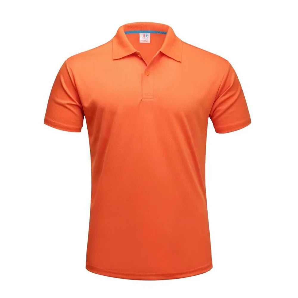 Running Dry Fit Polo Shirts Men Polyester Golf T Shirts Mens Sport T-shirt Quick Dry Tshirts Unisex Camisas Polos Para Hombres