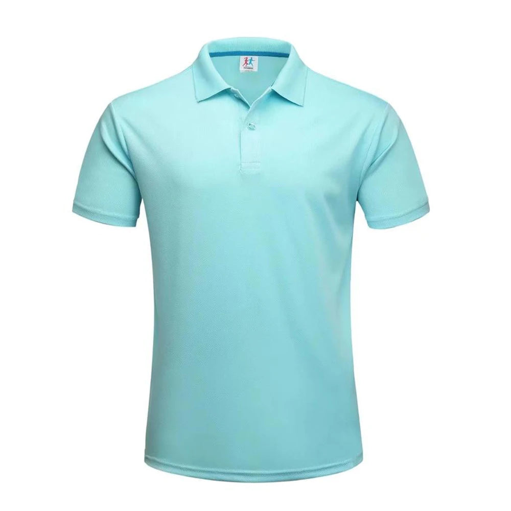 Running Dry Fit Polo Shirts Men Polyester Golf T Shirts Mens Sport T-shirt Quick Dry Tshirts Unisex Camisas Polos Para Hombres