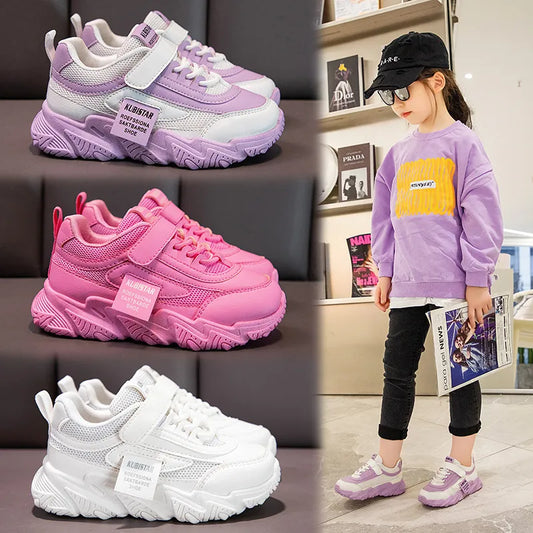 Children's sports shoes: Breathable, anti-skid, soft, and fashionable. Ideal for boys and girls in spring and summer