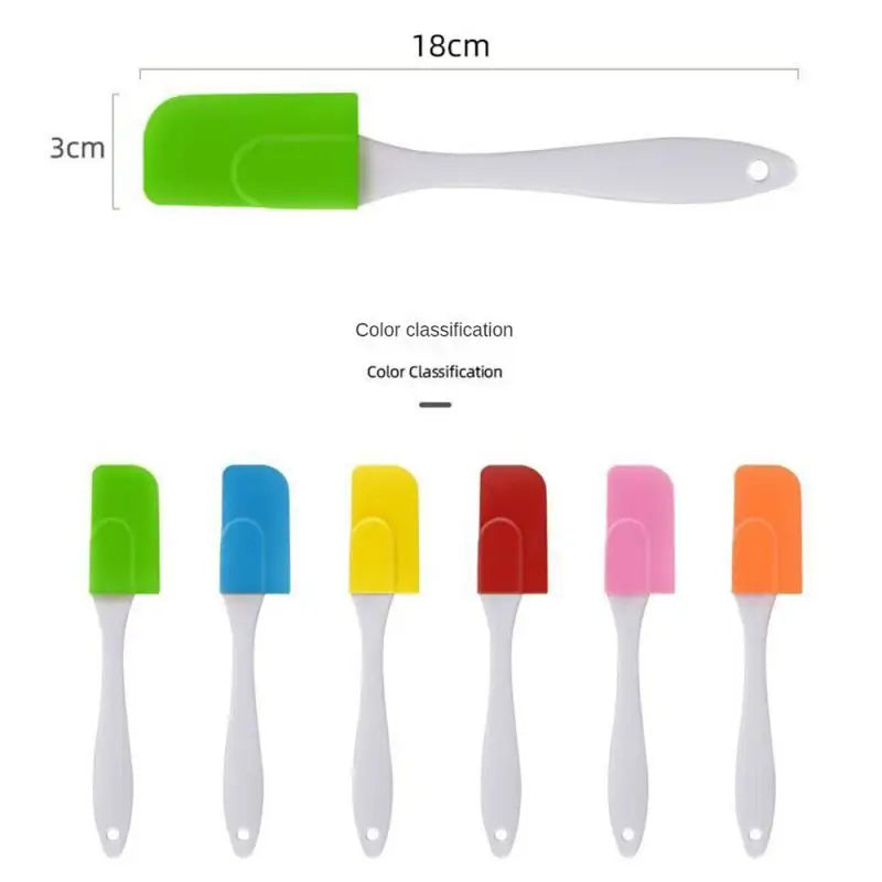 2 Kitchen Silicone Spatulas for Baking, Mixing, and Scraping Butter Cream and Batter