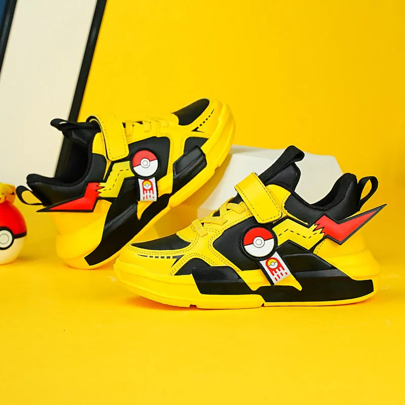 New Cartoon Kids Shoes: Fashionable Classic Sneakers for Boys & Girls. Casual Outdoor Style with Leather