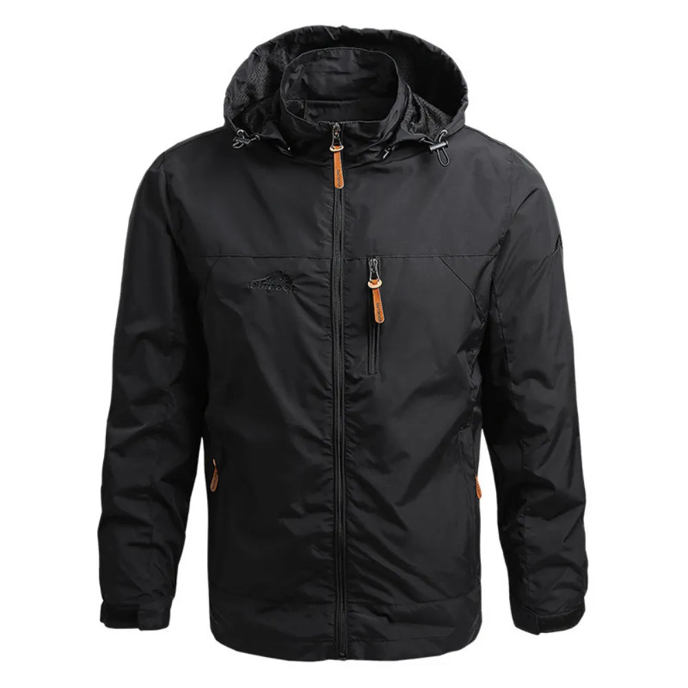 Men's Autumn Windbreaker Oversize Windshield Jacket Spring Coat Camping Jacket Workwear for Me