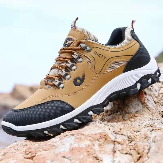 Men's 38-48 Large Outdoor Shoes: Waterproof, Anti-slip, Ideal for Hiking, Mountaineering, Camping, Running, and Jogging