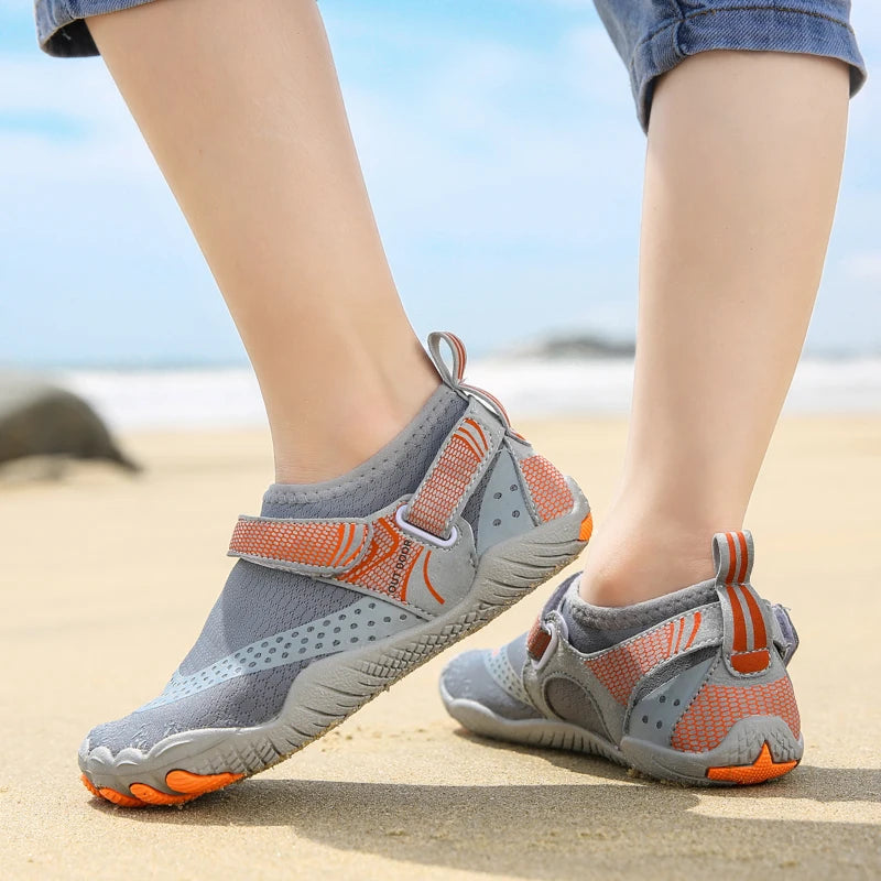 Durable, breathable water shoes for kids, perfect for beach and water sports