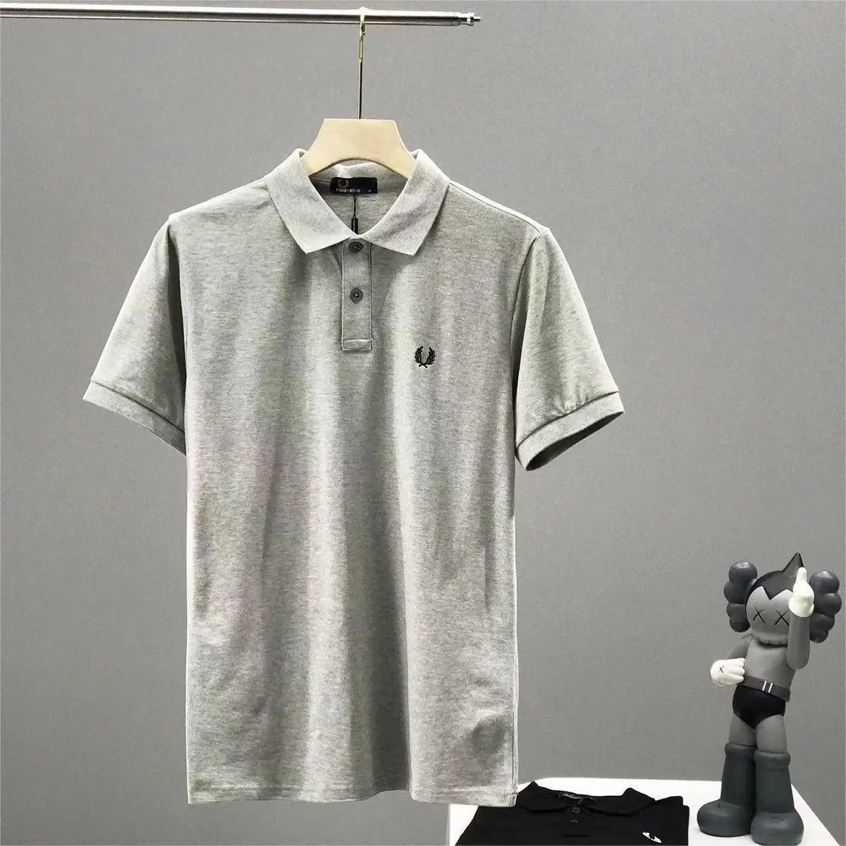 2024 Summer New Embroidered Men's Leisure POLO High Quality Brand 100% Cotton Men's Polo Shirt with Short Sleeves