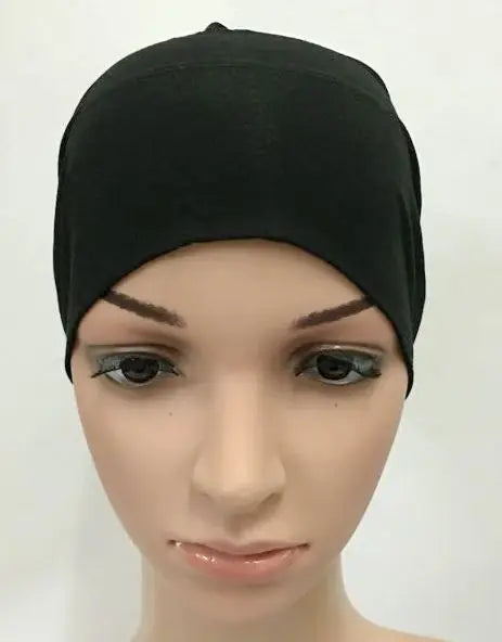 Cotton Inner Tube Cap for Women - Hijab Underscarf, Eid Prayer Headwear, Turban Wrap