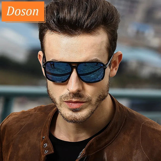 Classic Pilot Polarized Sunglasses - Men's Retro Fashion Driving Sun Glasses UV400