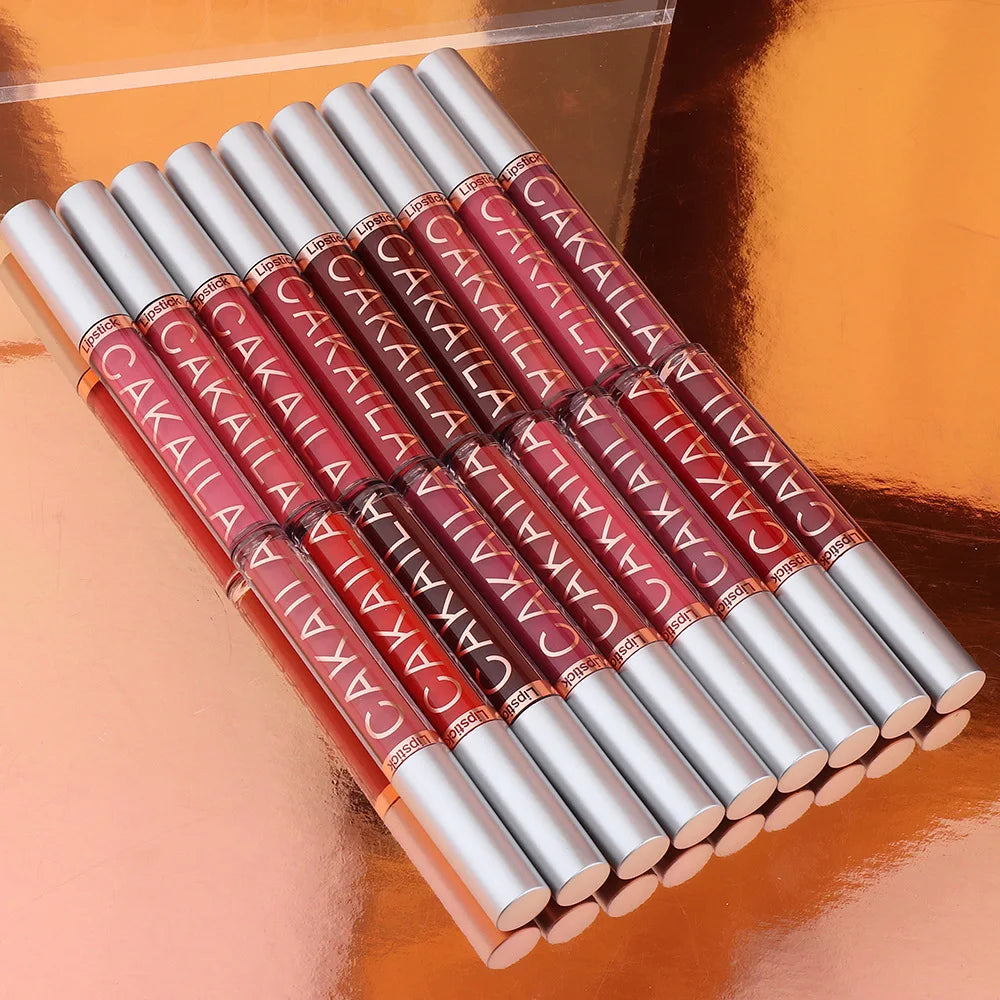 Light Red Velvet Matte Lipstick Lip Gloss Liquid Lip Tint Cream Pigment Long Lasting Silky Texture For Lips Women's Cosmetics