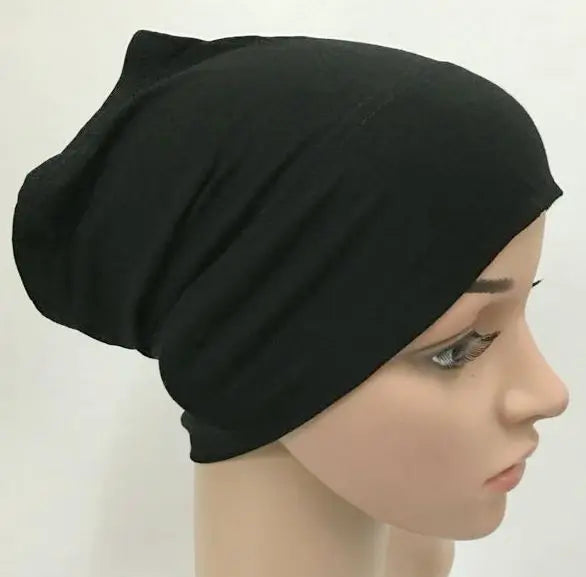 Cotton Inner Tube Cap for Women - Hijab Underscarf, Eid Prayer Headwear, Turban Wrap