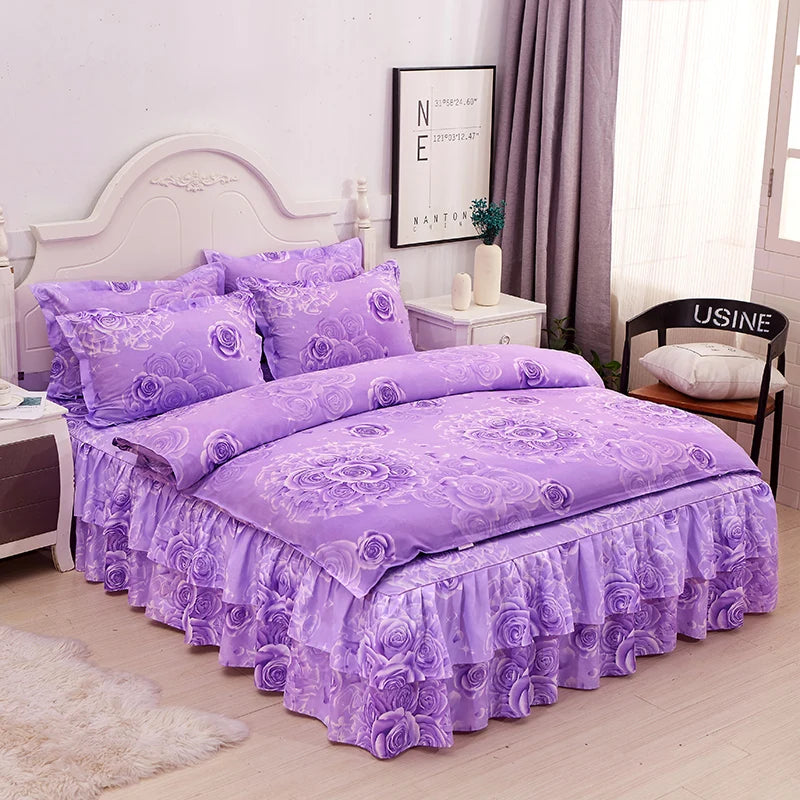 Bedding Set For Bedroom Soft Bedspreads For Double Bed Home Comefortable Duvet Cover Quality Quilt Cover And Pillowcase