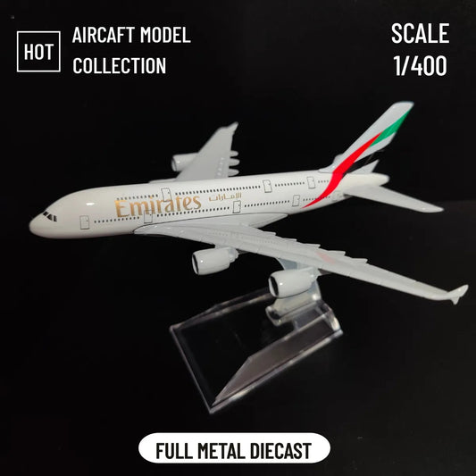 1:400 Scale Diecast Metal A380 and B777 Models from All Famous Airlines, Collectible Aviation Toys for Boys