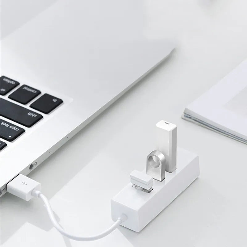 Hub USB Multi 2.0 Hub USB Splitter Power Adapter High Speed 4 Port All In One For PC Windows Computer Accessories