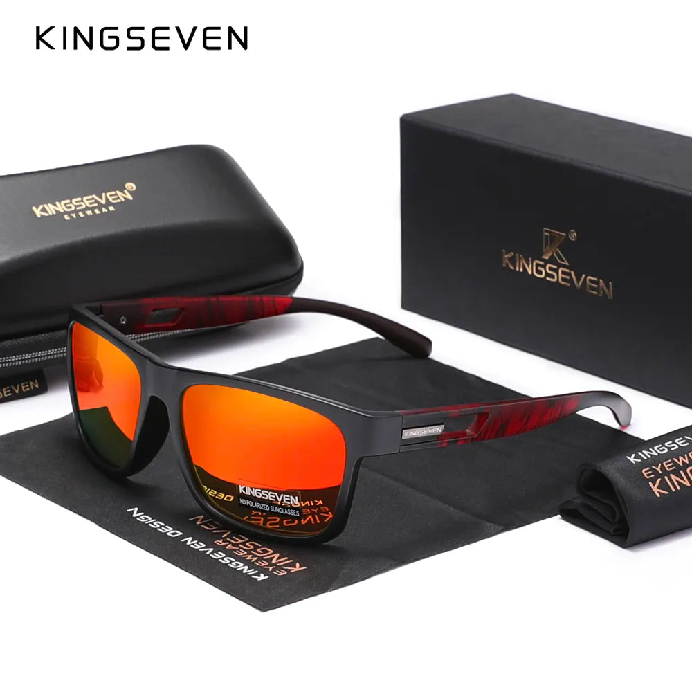 Genuine KINGSEVEN 2023 Brand Polarized Sunglasses - Men's and Women's UV Lens Fashion Eyewear