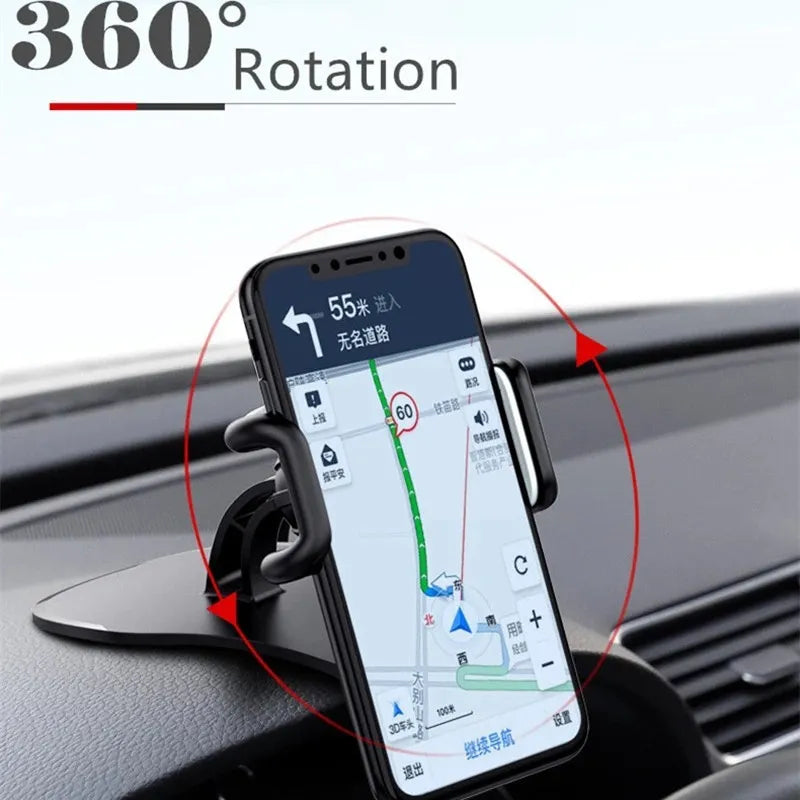 Portable Car GPS Navigation Mobile Phone Holder, Universal for iPhone, Xiaomi, Samsung, OPPO, Realme