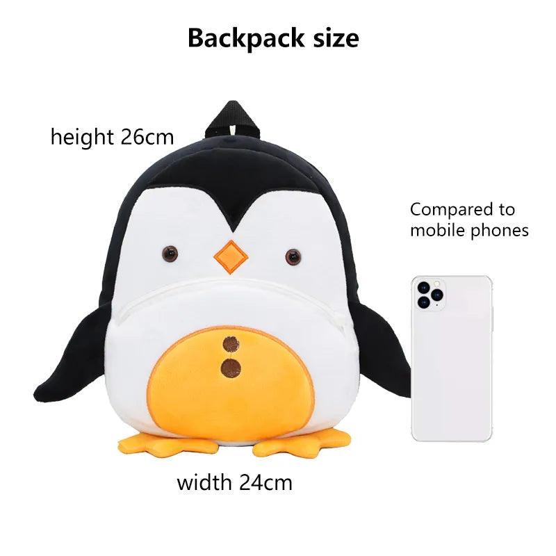 Cute Animals Cartoon Plush Children Backpacks Schoolbag Girls Boys casual Baby Bags