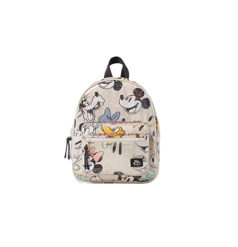 Mickey Mouse Print - Cute and Fashionable Mini Backpack for Girls - Travel Storage, Cartoon Design, Ideal for Baby Girls"