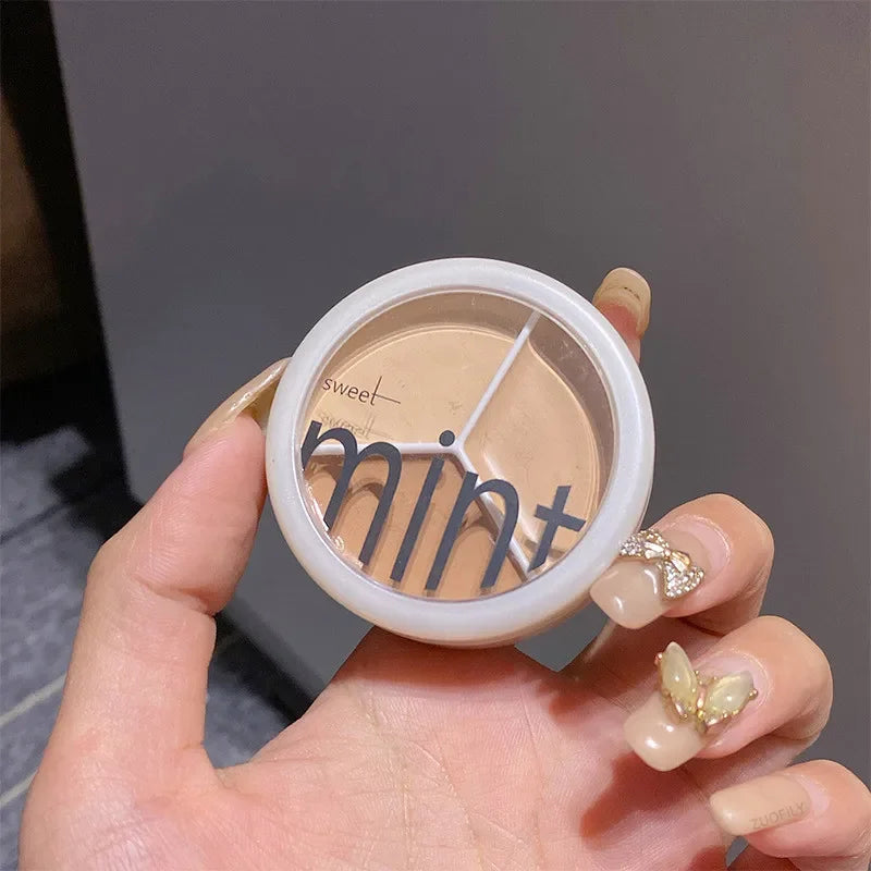 3-Color Concealer Palette Cream Texture Covers Acne Marks Dark Circles Multifunction Face Makeup Lasting Brighten Face Cosmetics