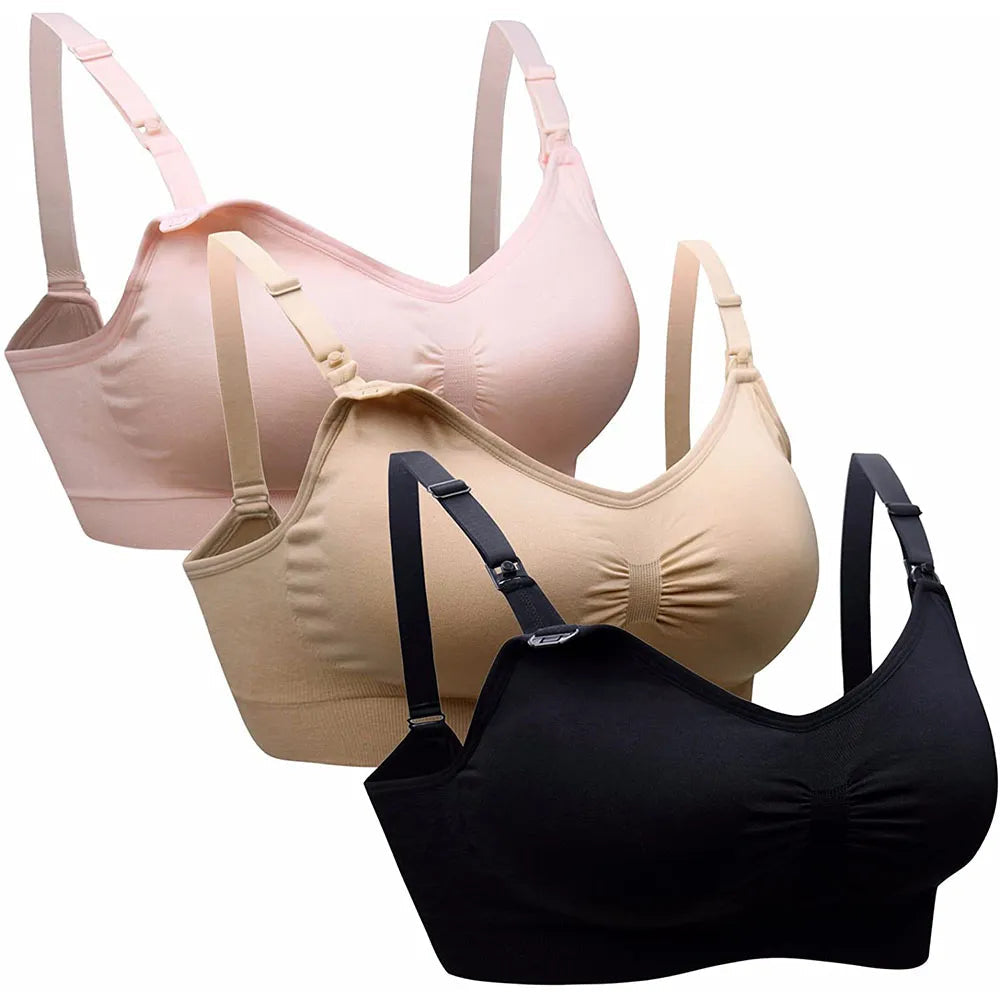 Breastfeeding Bras: Wirefree, Breathable Maternity Nursing Bra for Feeding, Nursing Underwear for Pregnant Women