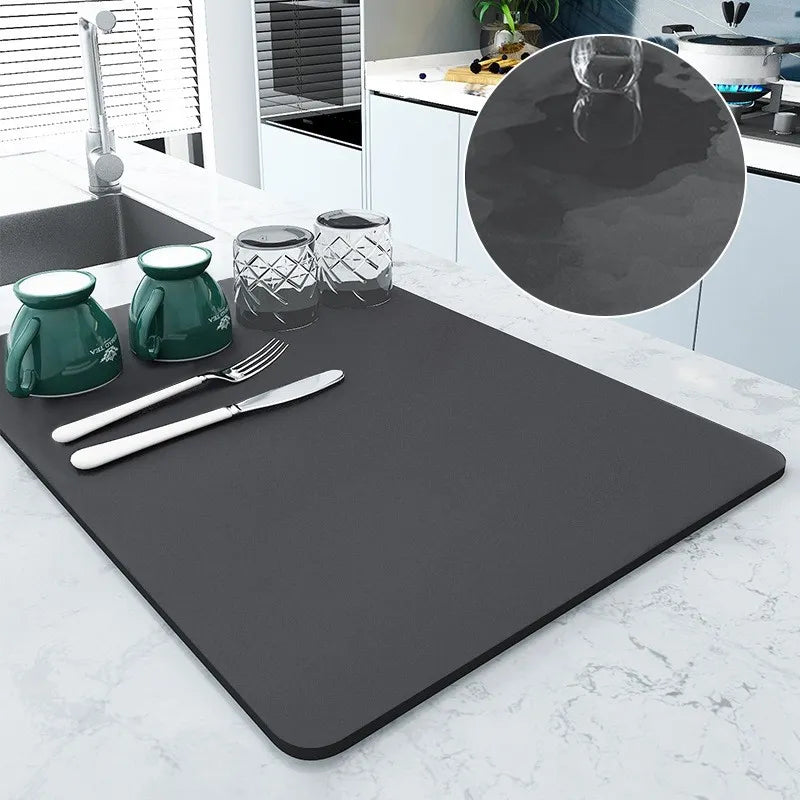 Large Absorbent Kitchen & Bathroom Drying Mat