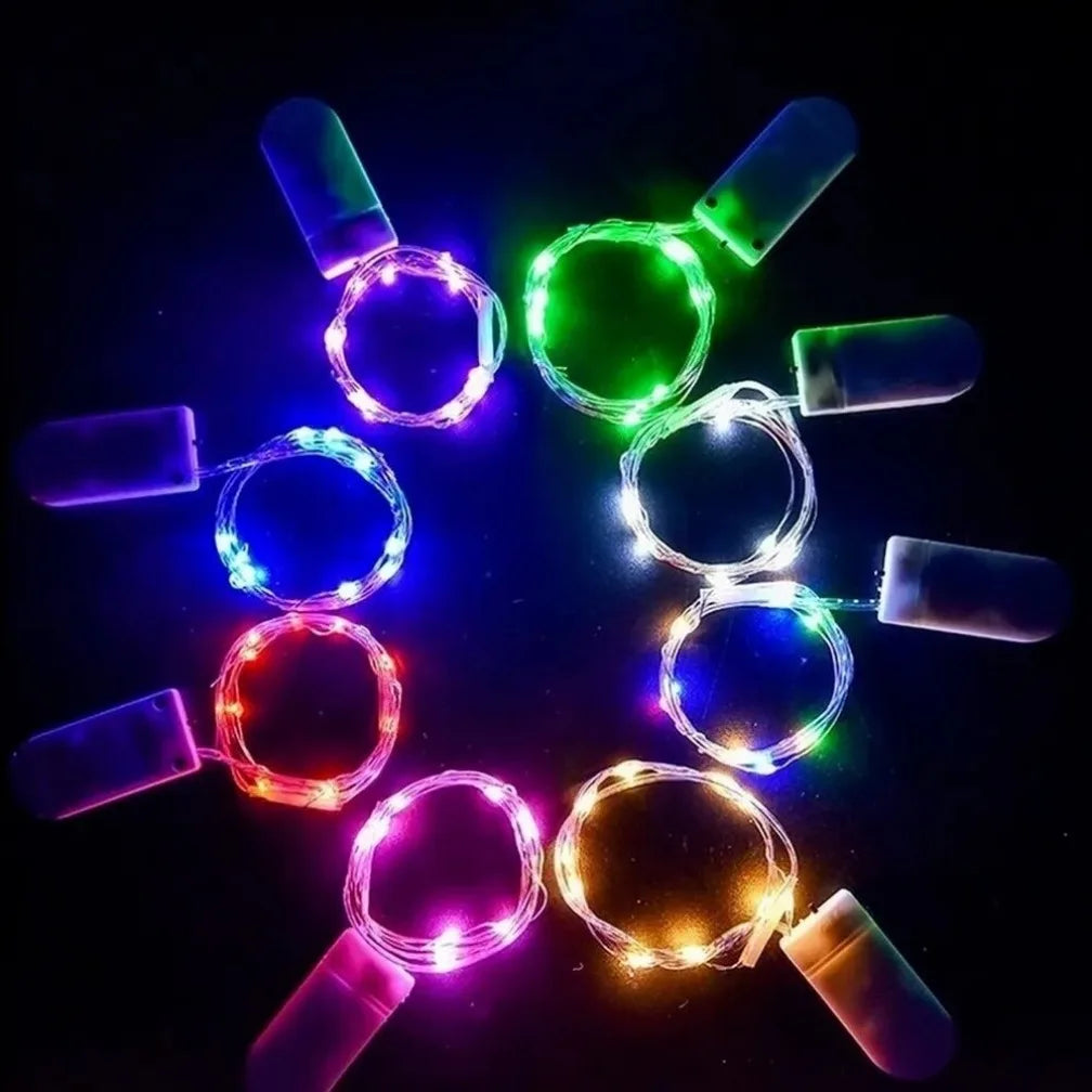 5M LED String Lights Waterproof Led Copper Wire Fairy Lights Battery Operated DIY Wedding Party & Decoration Garland