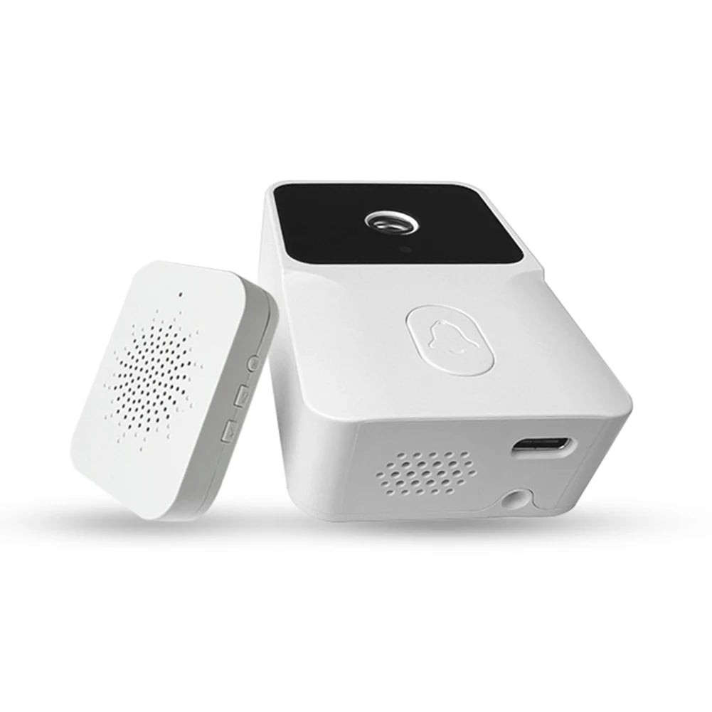 TUYA M8 Wireless Doorbell with HD Camera, WiFi, Night Vision, Video Intercom, Voice Change, for Home Security Monitoring