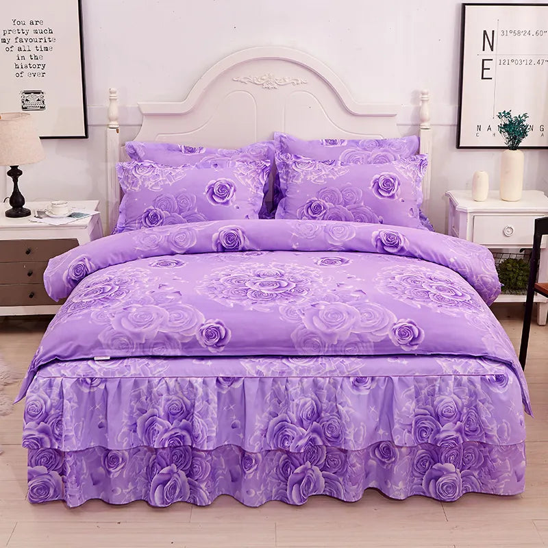 Bedding Set For Bedroom Soft Bedspreads For Double Bed Home Comefortable Duvet Cover Quality Quilt Cover And Pillowcase