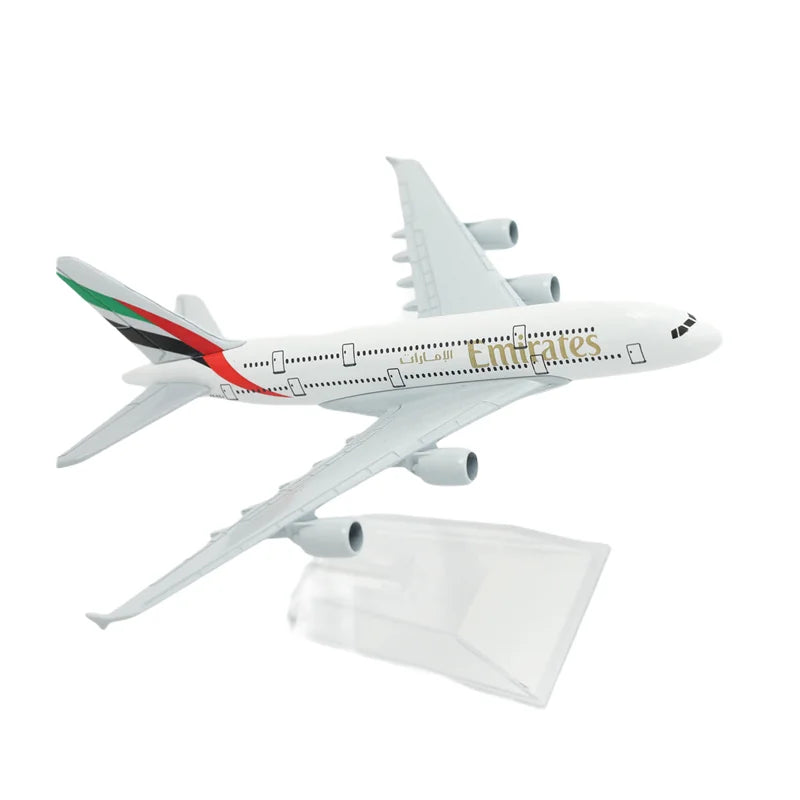 1:400 Scale Diecast Metal A380 and B777 Models from All Famous Airlines, Collectible Aviation Toys for Boys