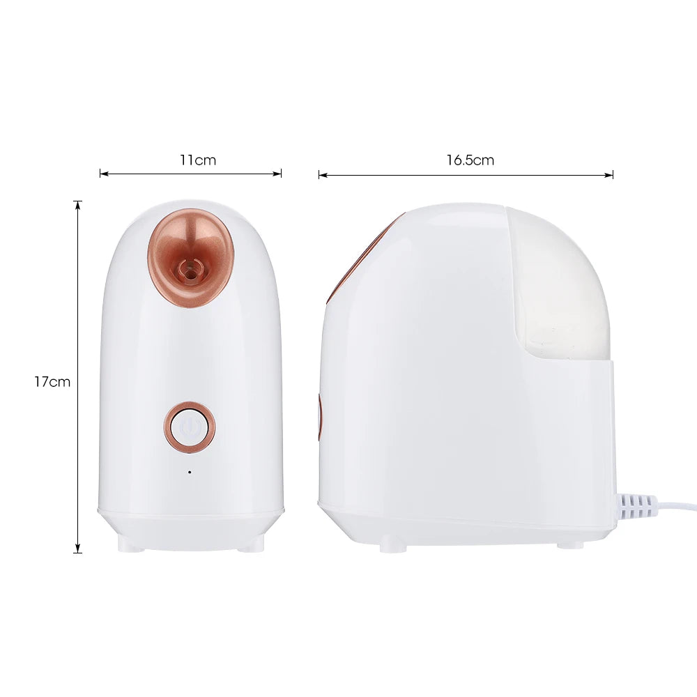 Facial Steamer Nano Ionic Hot Mist Face Steamer Home Sauna SPA Face Humidifier Atomizer for Women Men Moisturizing Unclogs Pores