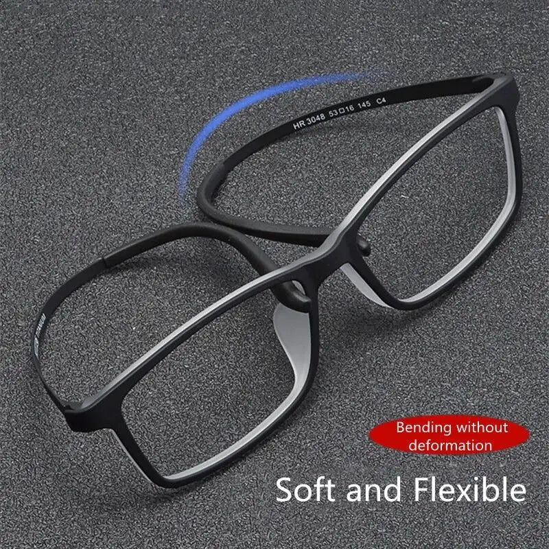 High-Quality Pure Titanium Men's Anti Blue Light Reading Glasses - Diopter +1.0 to +4.0