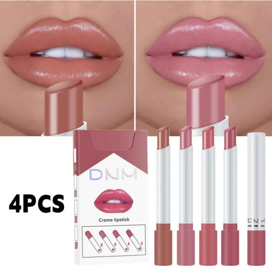 1/4-Piece Korean Makeup Set: Long-Lasting, Waterproof Matte Lipstick & Lip Tint - Get the Perfect Sexy Lips with Our Durable Lip Gloss!