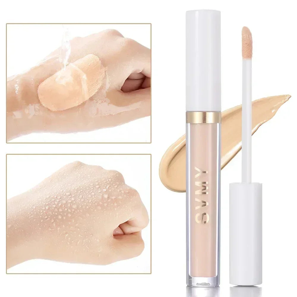 4Color Waterproof Liquid Concealer Cream Makeup Moisturizing Cover Acne Dark Circles Foundation Modify Face Contouring Cosmetics