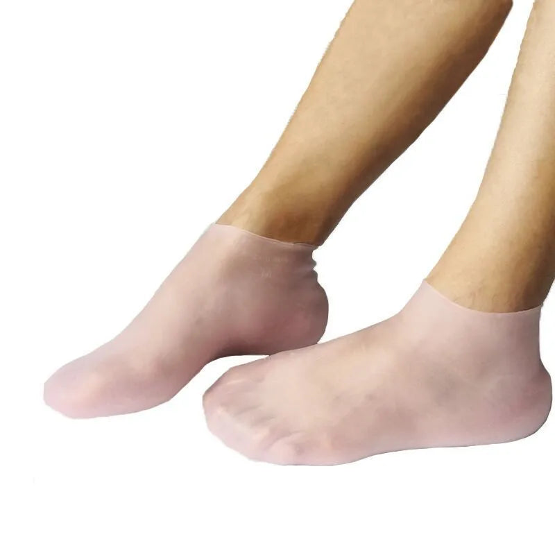 2Pcs Silicone Gel Moisturizing Socks for Foot Care