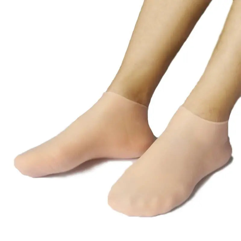 2Pcs Silicone Gel Moisturizing Socks for Foot Care