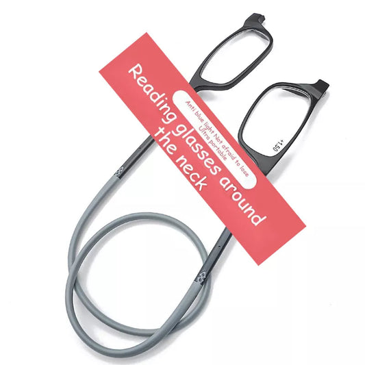 Portable Magnetic Reading Glasses with Adjustable Lanyard for Men and Women