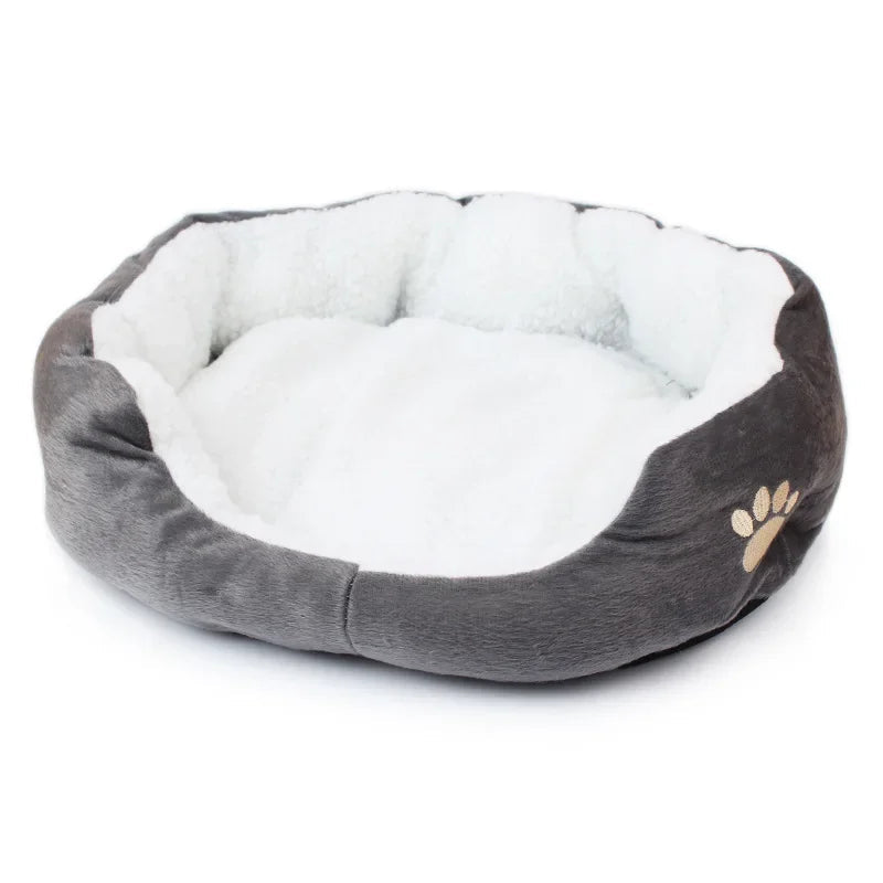 Christmas Lambswool Kennel for Small and Large Dogs, Teddy Bichon Pet Bed, Super Soft Dog Bed, Plush Cat Mat.