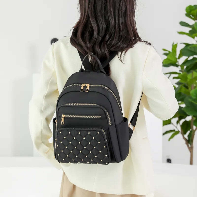 Fashion Backpack Women High Quality Nylon Backpacks - Female Big Travel Back Pack Large School Bags for Teenage Girls Shoulder Bag