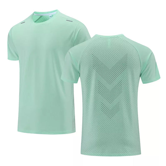 Quick Dry Men's Fitness Running T-shirt - Breathable Gym Training Top