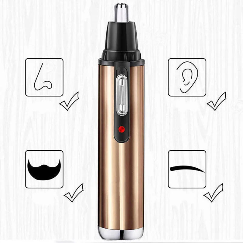 Electric Nose Hair Trimmer Portable Electric Shaving Men's High Quality USB Charging Automatic Waterproof Mini Nose Hair Remover