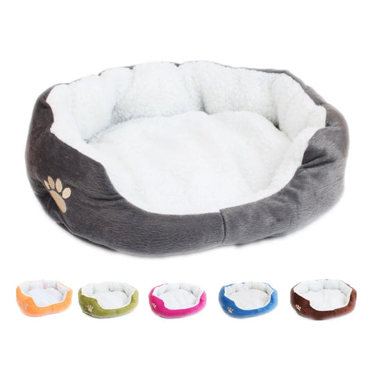 Christmas Lambswool Kennel for Small and Large Dogs, Teddy Bichon Pet Bed, Super Soft Dog Bed, Plush Cat Mat.